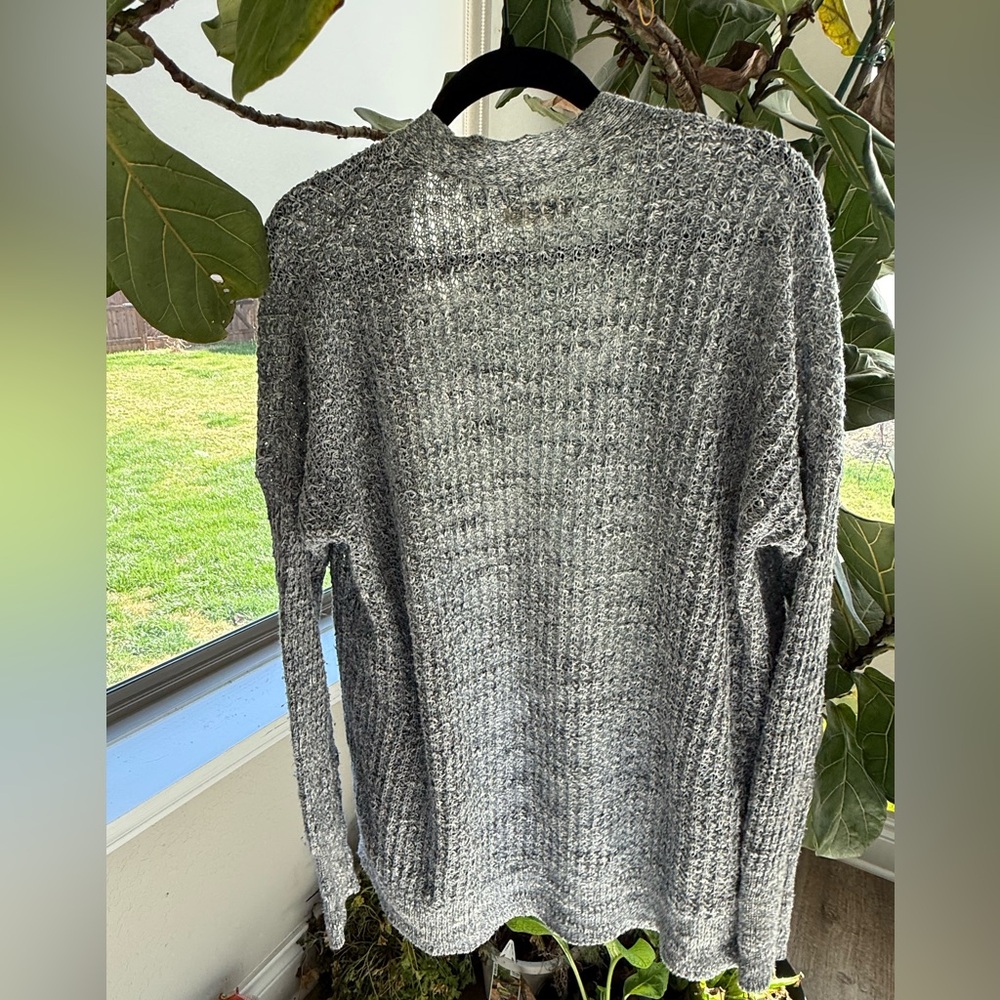 Gray/blue Women's Cardigan (Hollister)